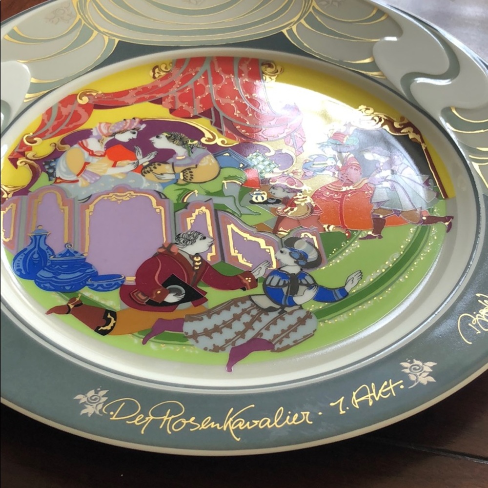 Rosenthal opera Der Rosenkavalier plate.
